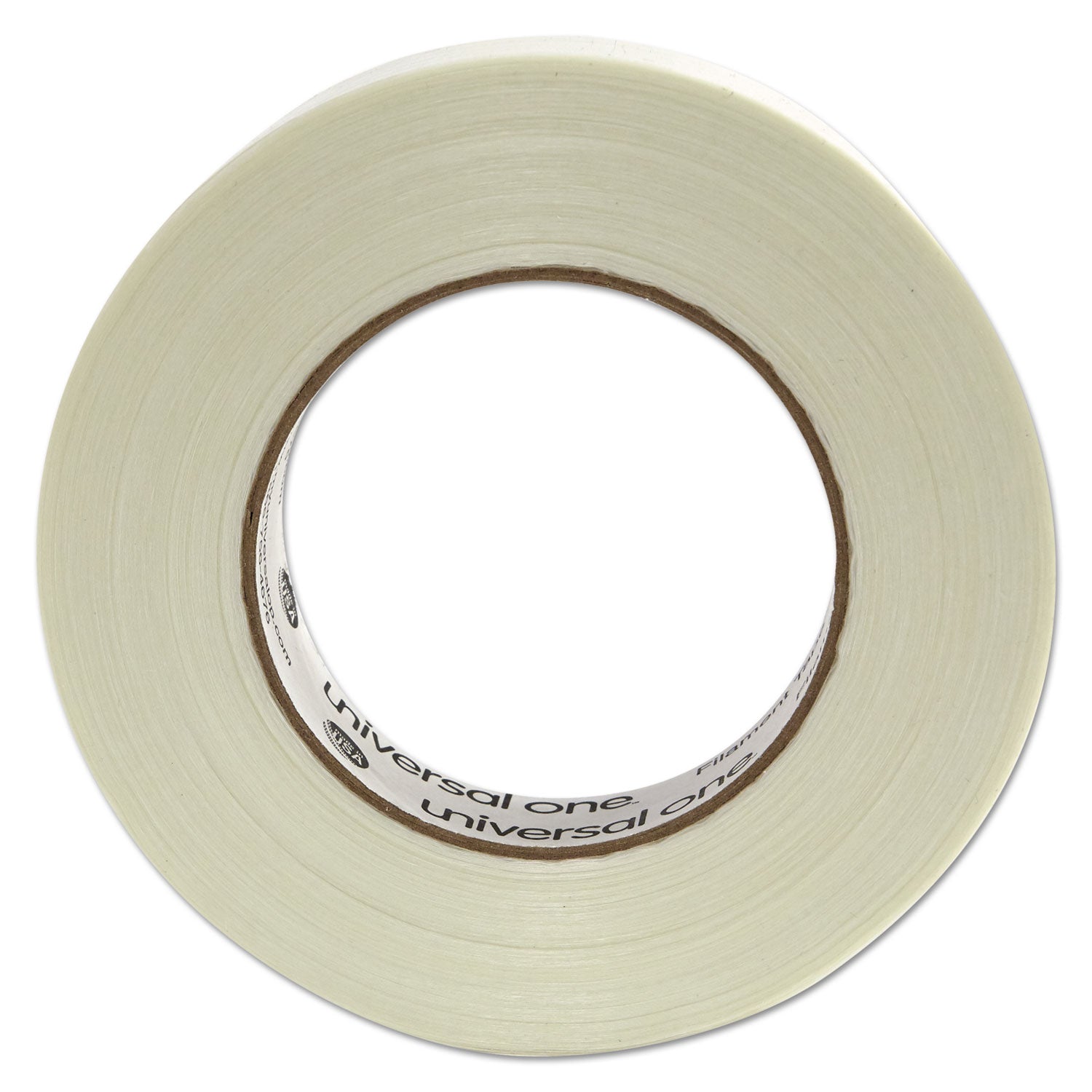 Universal 350# Premium Filament Tape, 3" Core, 24 mm x 54.8 m, Clear