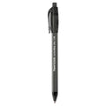 Paper Mate ComfortMate Ultra Ballpoint Pen, Retractable, Fine 0.8 mm, Black Ink, Black Barrel, Dozen