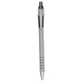 Paper Mate FlexGrip Ultra Ballpoint Pen, Retractable, Medium 1 mm, Black Ink, Black/Gray Barrel, Dozen