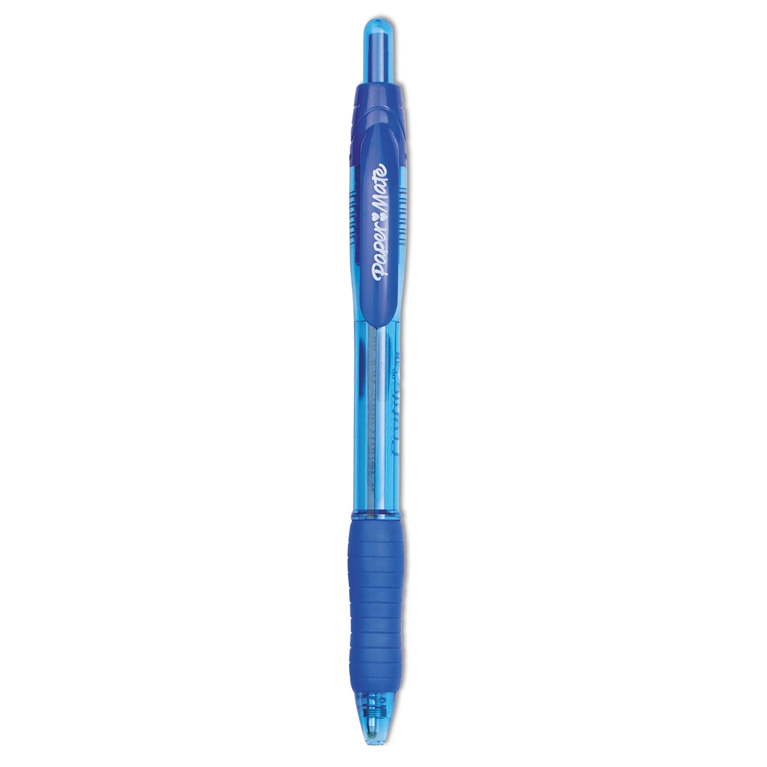 Paper Mate Profile Ballpoint Pen, Retractable, Bold 1.4 mm, Blue Ink, Blue Barrel, Dozen