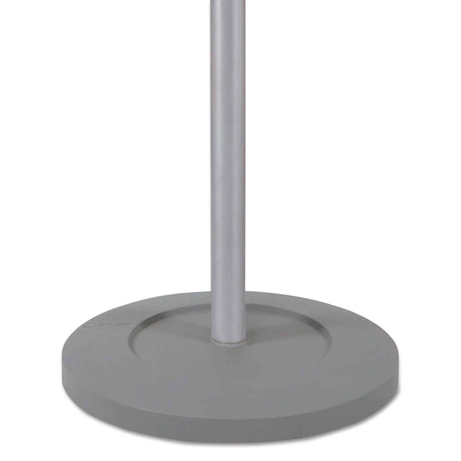 Alba Festival Coat Stand with Umbrella Holder, Five Knobs, 14w x 14d x 73.67h, Silver Gray