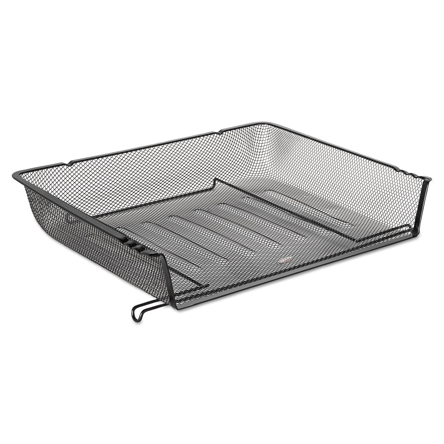 Rolodex Mesh Stacking Side Load Tray, 1 Section, Letter Size Files, 14.25" x 10.13" x 2.75", Black