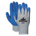 MCR Memphis Flex Seamless Nylon Knit Gloves, Large, Blue/Gray, Dozen