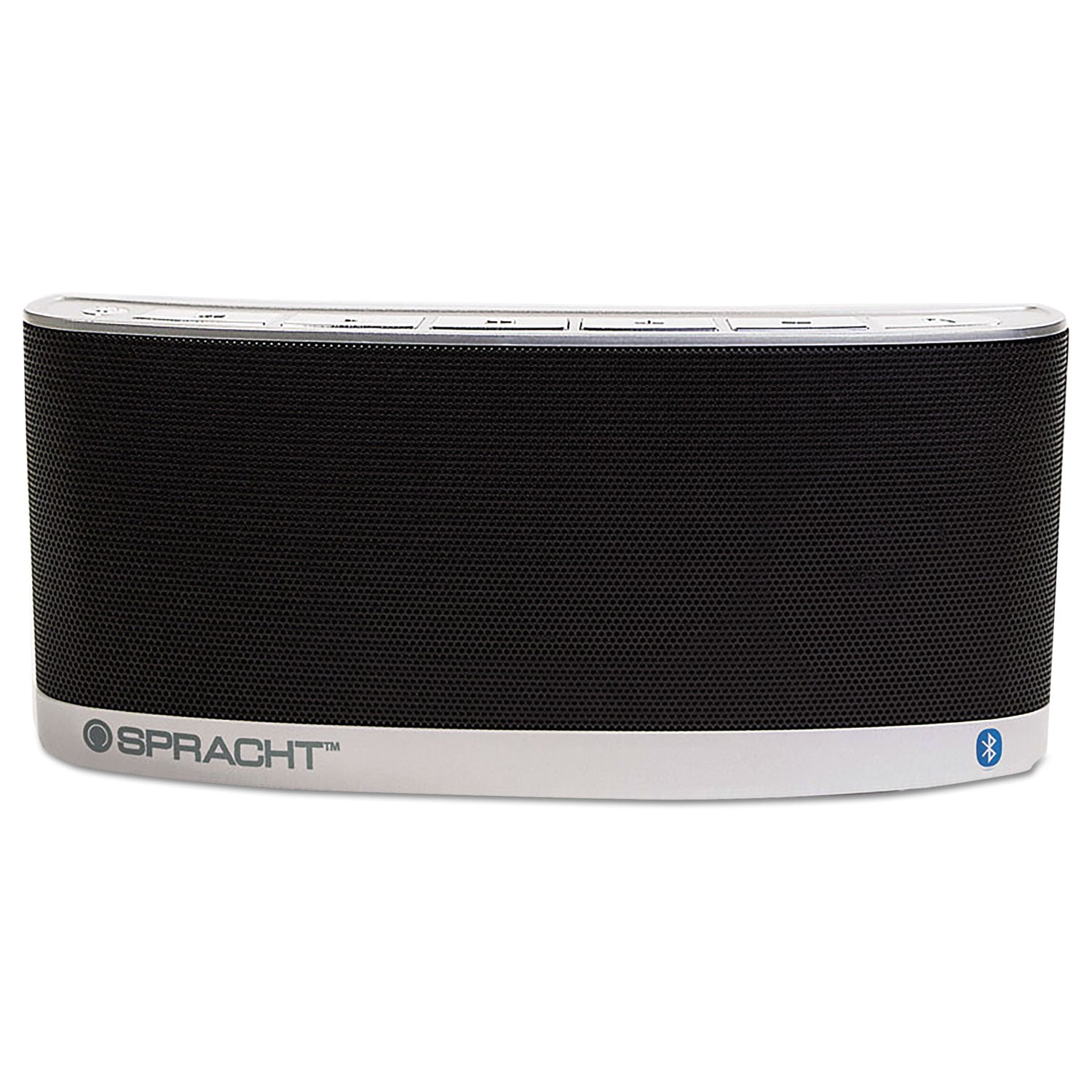 Spracht blunote 2 Portable Wireless Bluetooth Speaker, Black/Silver