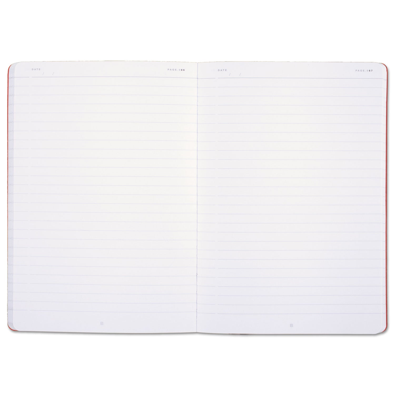 Black n' Red Flexible Cover Casebound Notebook, SCRIBZEE Compatible, 1 Subject, Wide/Legal Rule, Black Cover, 8.25 x 5.75, 71 Sheets