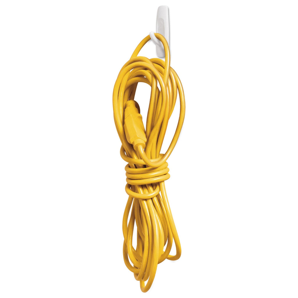 Command General Purpose Hooks, Medium, 3 lb Cap, White, 2 Hooks and 4 Strips/Pack