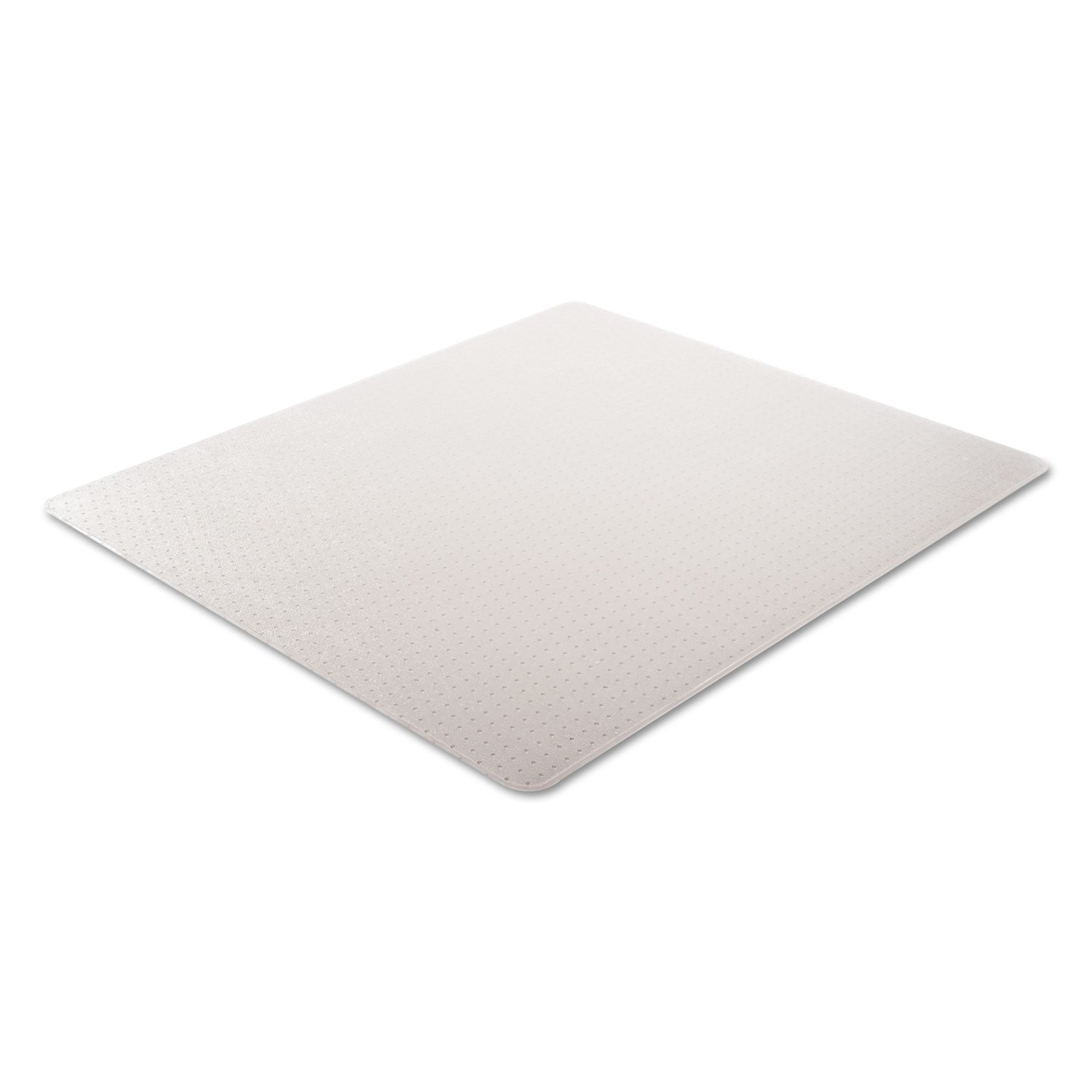 Alera Moderate Use Studded Chair Mat for Low Pile Carpet, 46 x 60, Rectangular, Clear