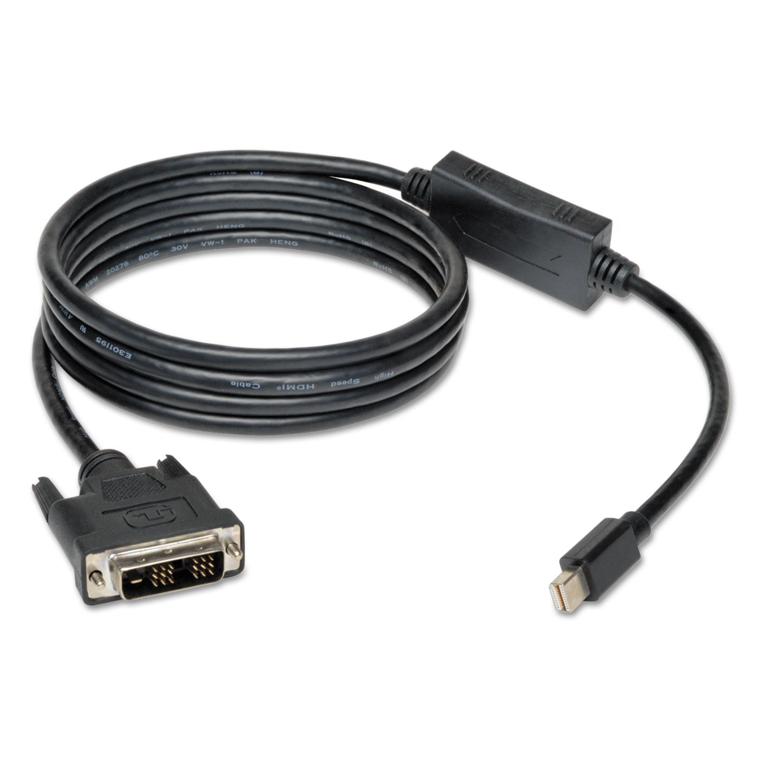 Tripp Lite Mini DisplayPort to DVI Cable Adapter (M/M), 6 ft