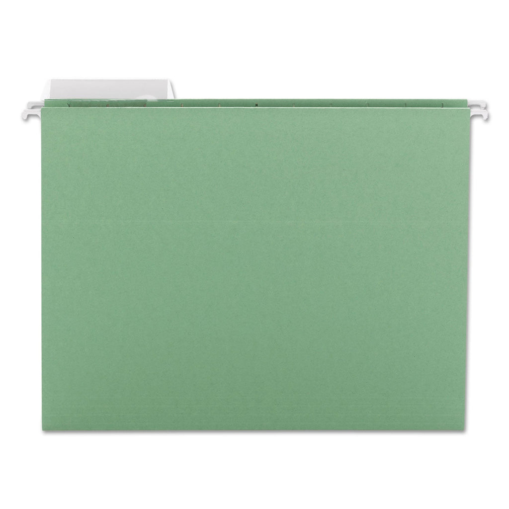 Smead Color Hanging Folders with 1/3 Cut Tabs, Letter Size, 1/3-Cut Tabs, Green, 25/Box