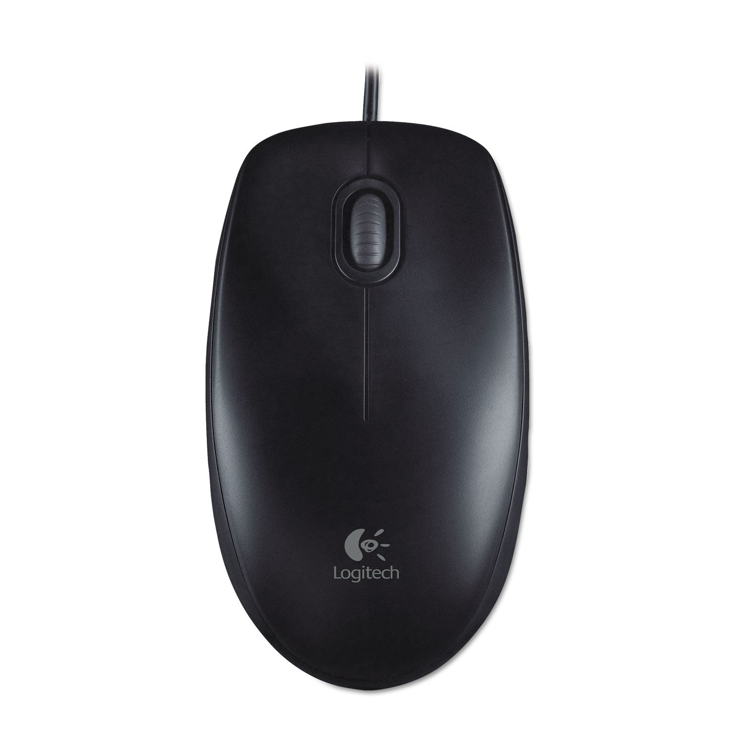 Logitech B100 Optical USB Mouse, USB 2.0, Left/Right Hand Use, Black