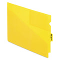 Pendaflex Colored Poly Out Guides with Center Tab, 1/3-Cut End Tab, Out, 8.5 x 11, Yellow, 50/Box