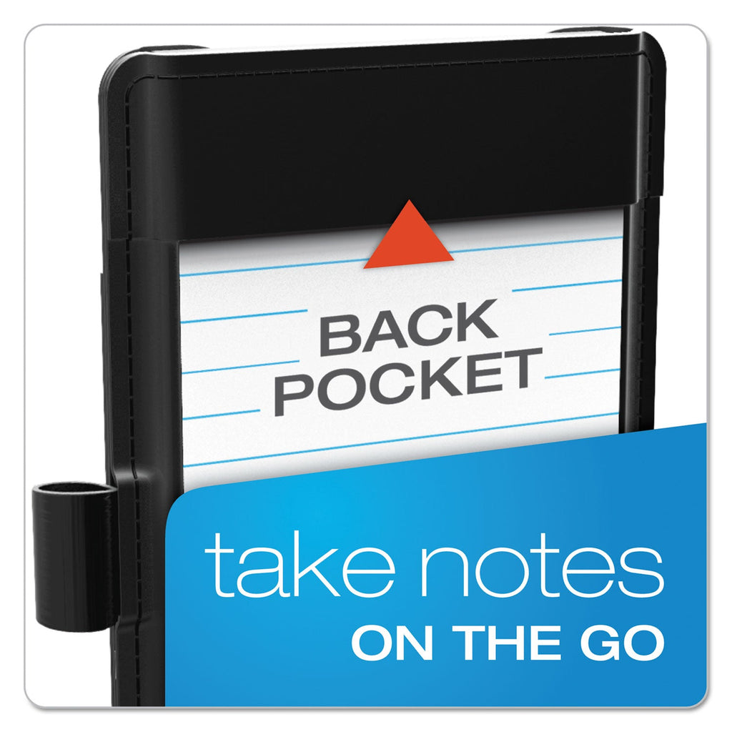 Oxford At Hand Note Card Case, Holds 25 3 x 5 Cards, 5.5 x 3.75 x 5.33, Poly, Black