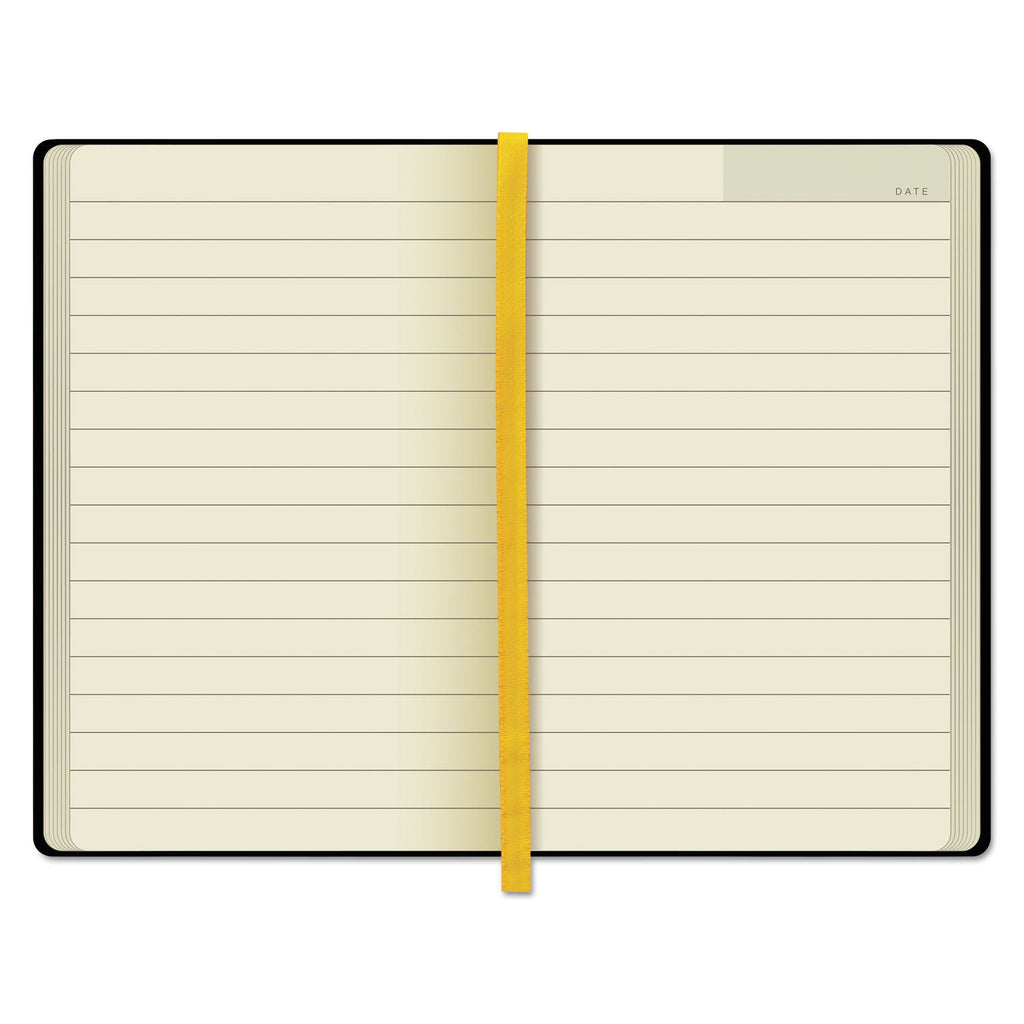 TOPS Idea Collective Journal, Hardcover with Elastic Closure, 1 Subject, Wide/Legal Rule, Black Cover, 5.5 x 3.5, 96 Sheets