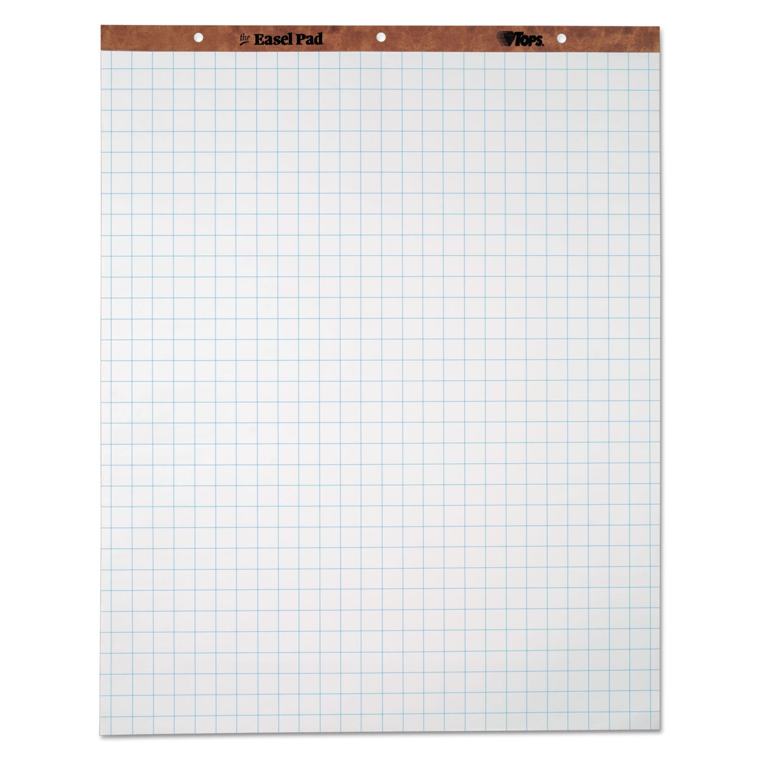 TOPS Easel Pads, Quadrille Rule (1 sq/in), 27 x 34, White, 50 Sheets, 4/Carton