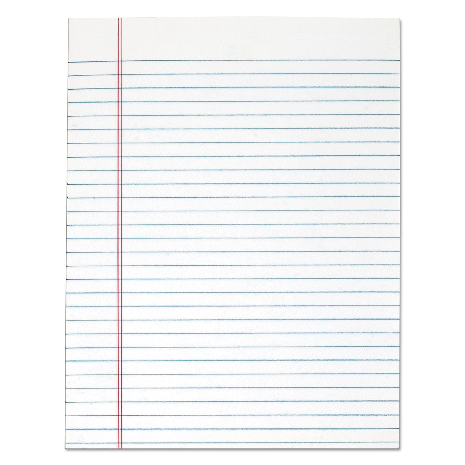 TOPS "The Legal Pad" Glue Top Pads, Wide/Legal Rule, 50 White 8.5 x 11 Sheets, 12/Pack