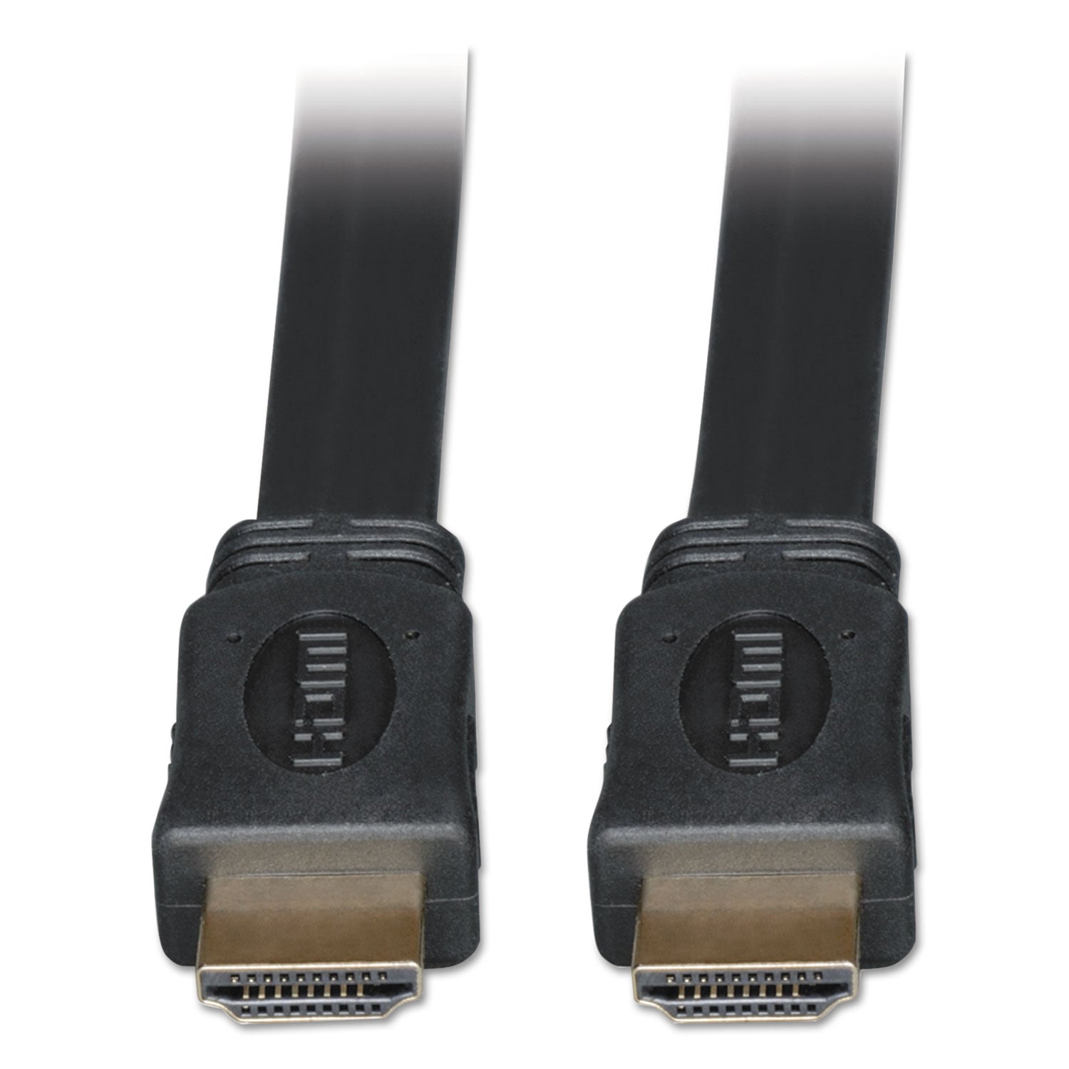 Tripp Lite High Speed HDMI Flat Cable, Ultra HD 4K, Digital Video with Audio (M/M), 3 ft, Black