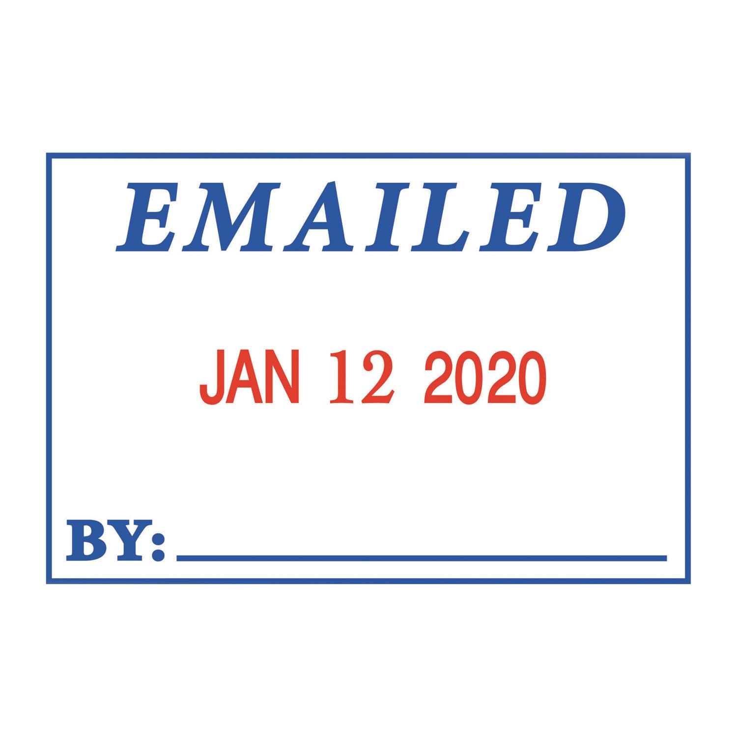 COSCO 2000PLUS 4 in 1 e-Message Dater, 0.94 x 1.75, COMPLETED/EMAILED/ENTERED/SCANNED