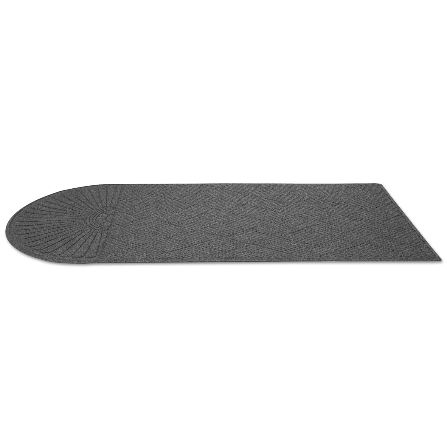 Guardian EcoGuard Diamond Floor Mat, Single Fan, 48 x 96, Charcoal
