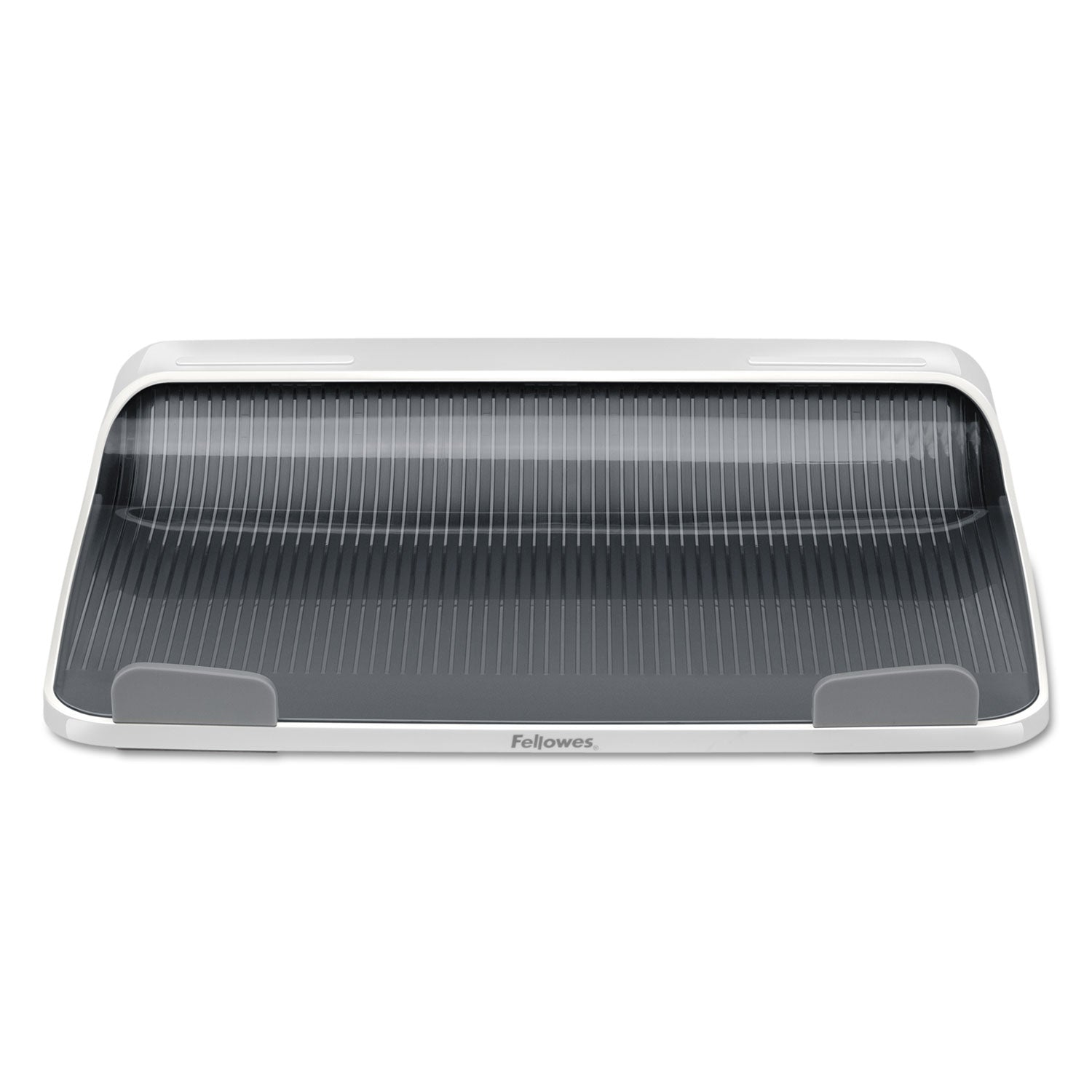 Fellowes I-Spire Series Laptop Lift, 13.19" x 9.31" x 4.13", White/Gray, Supports 10 lbs