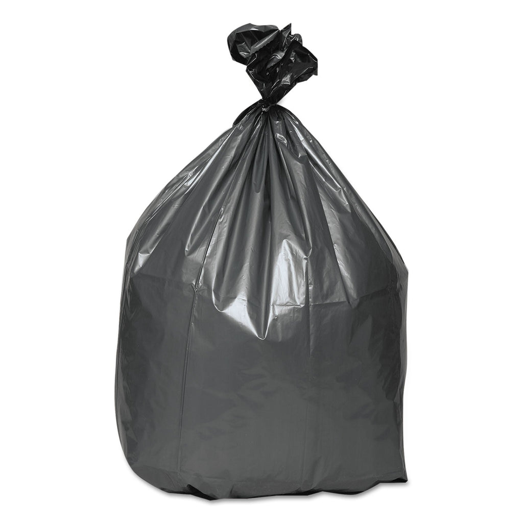 Platinum Plus Can Liners, 60 gal, 1.55 mil, 39" x 56", Gray, 25/Carton
