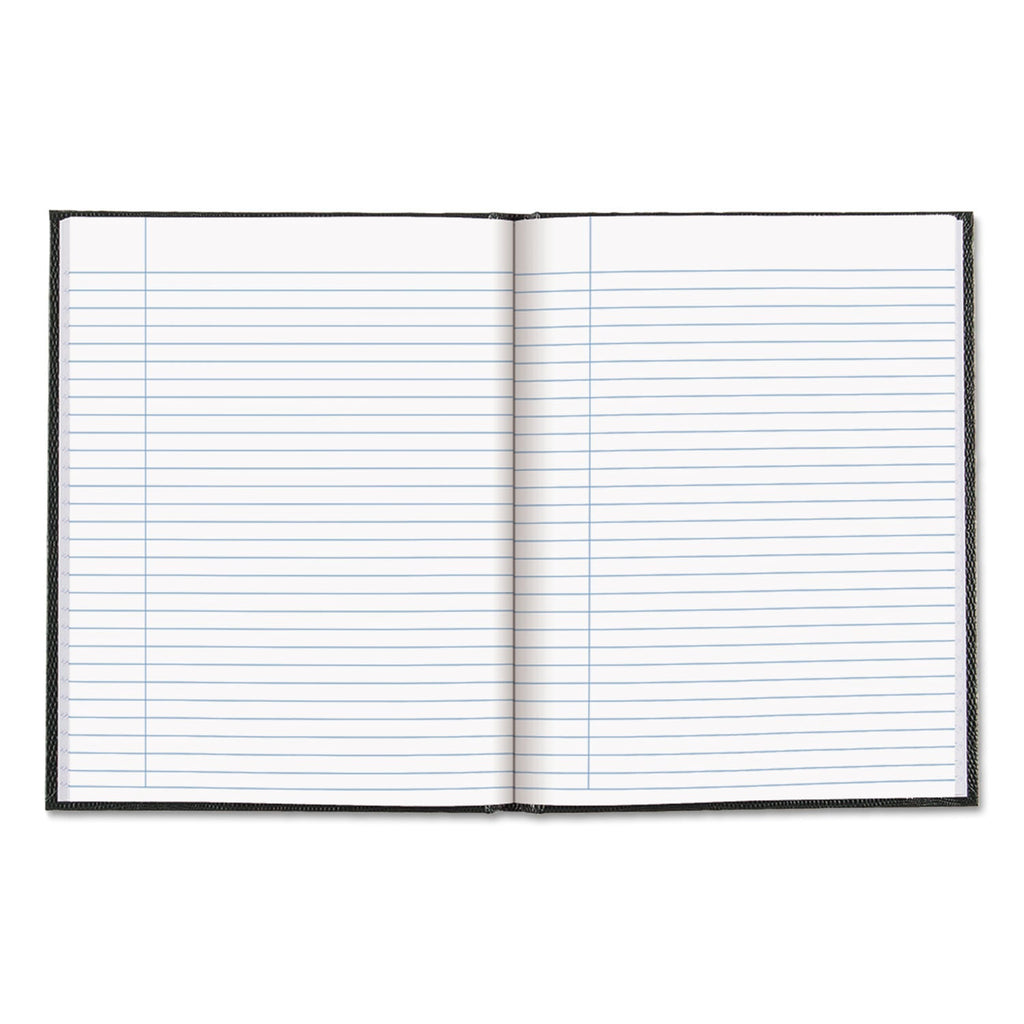 Blueline Executive Notebook, 1 Subject, Medium/College Rule, Black Cover, 9.25 x 7.25, 150 Sheets