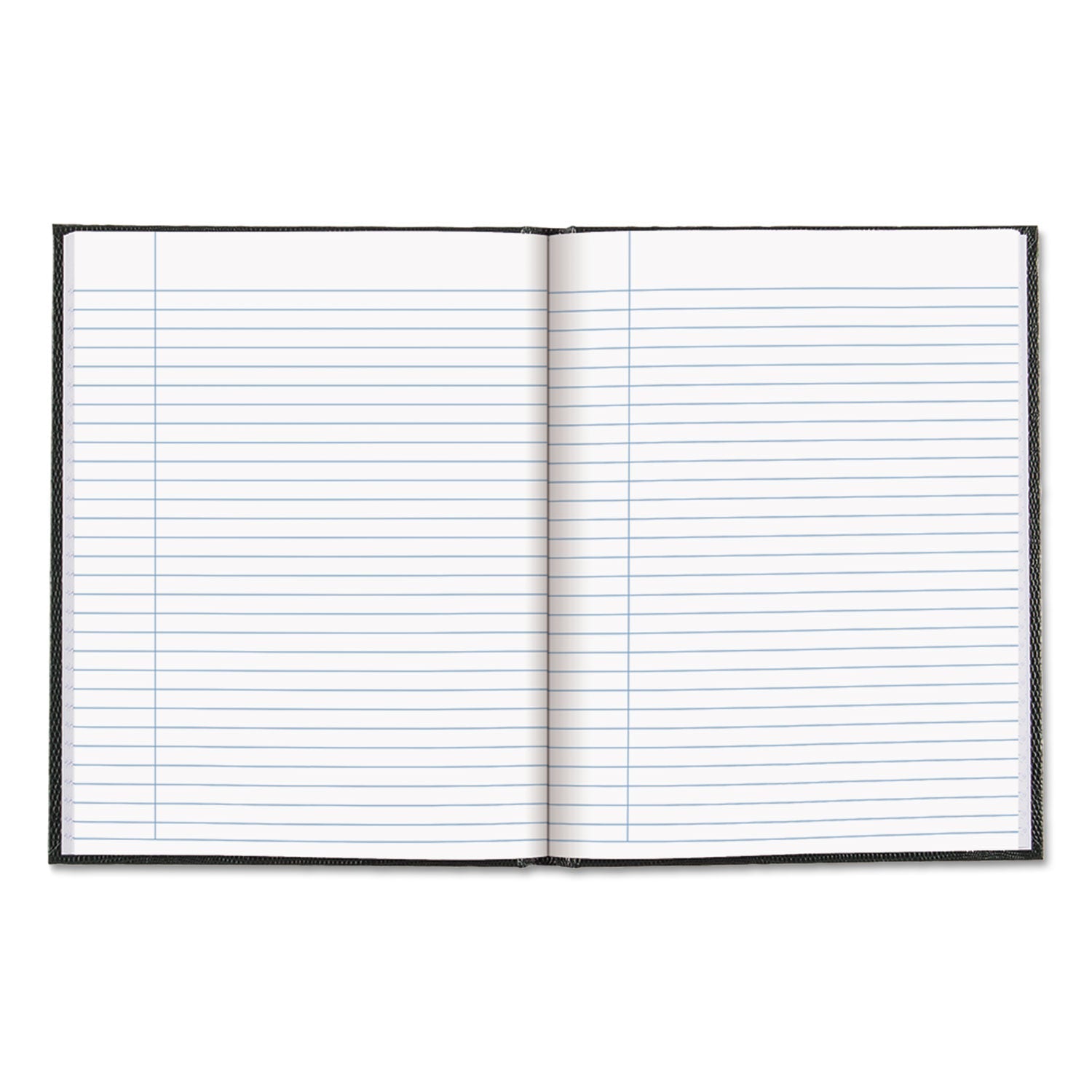Blueline Executive Notebook, 1 Subject, Medium/College Rule, Black Cover, 9.25 x 7.25, 150 Sheets