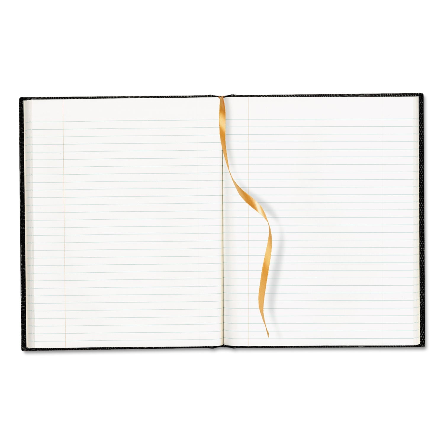 Blueline Executive Notebook, Ribbon Bookmark, 1 Subject, Medium/College Rule, Blue Cover, 11 x 8.5, 75 Sheets