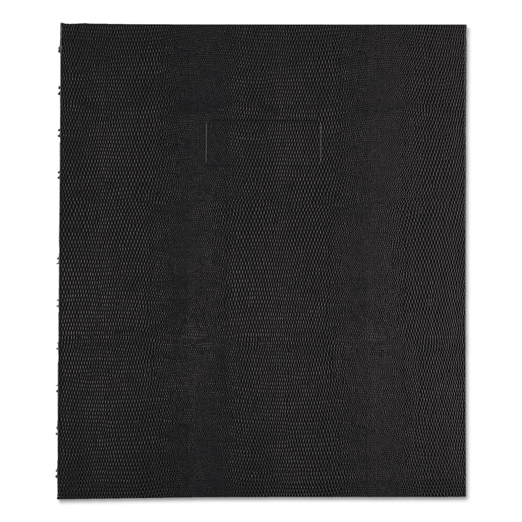 Blueline MiracleBind Notebook, 1 Subject, Medium/College Rule, Black Cover, 11 x 9.06, 75 Sheets