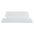 Pendaflex Transparent Colored Tabs For Hanging File Folders, 1/5-Cut, Clear, 2" Wide, 25/Pack