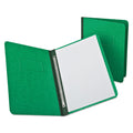 Oxford Heavyweight PressGuard and Pressboard Report Cover w/Reinforced Side Hinge, 2-Prong Fastener, 3" Cap, 8.5 x 11, Light Green
