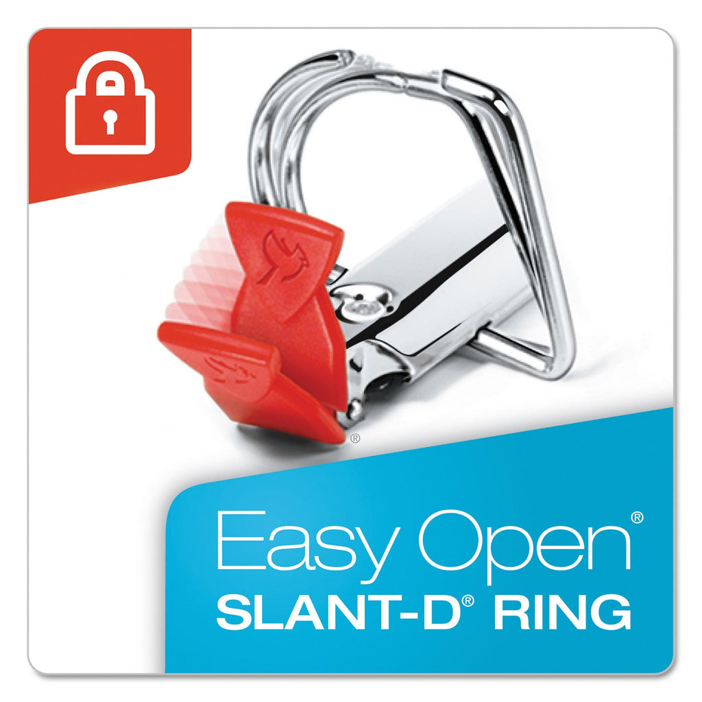 Cardinal Premier Easy Open ClearVue Locking Slant-D Ring Binder, 3 Rings, 2" Capacity, 11 x 8.5, Black
