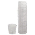 WNA Classicware Tumblers, 9 oz, Plastic, Clear, Rocks Glass, 16/Bag, 15 Bag/Carton