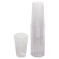 WNA Classicware Tumblers, 12 oz, Plastic, Clear, Tall, 16/Bag, 15 Bags/Carton