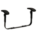 HON Optional Height-Adjustable T-Arms for HON ComforTask Series Swivel Task Chairs, Black, 2/Set