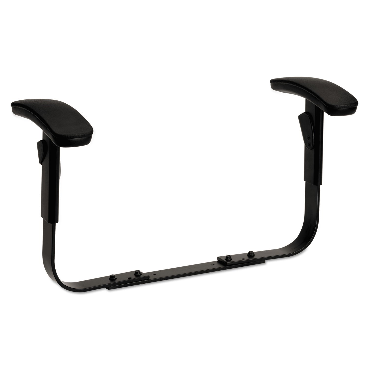 HON Optional Height-Adjustable T-Arms for HON ComforTask Series Swivel Task Chairs, Black, 2/Set