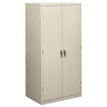 HON Assembled Storage Cabinet, 36w x 24 1/4d x 71 3/4h, Light Gray