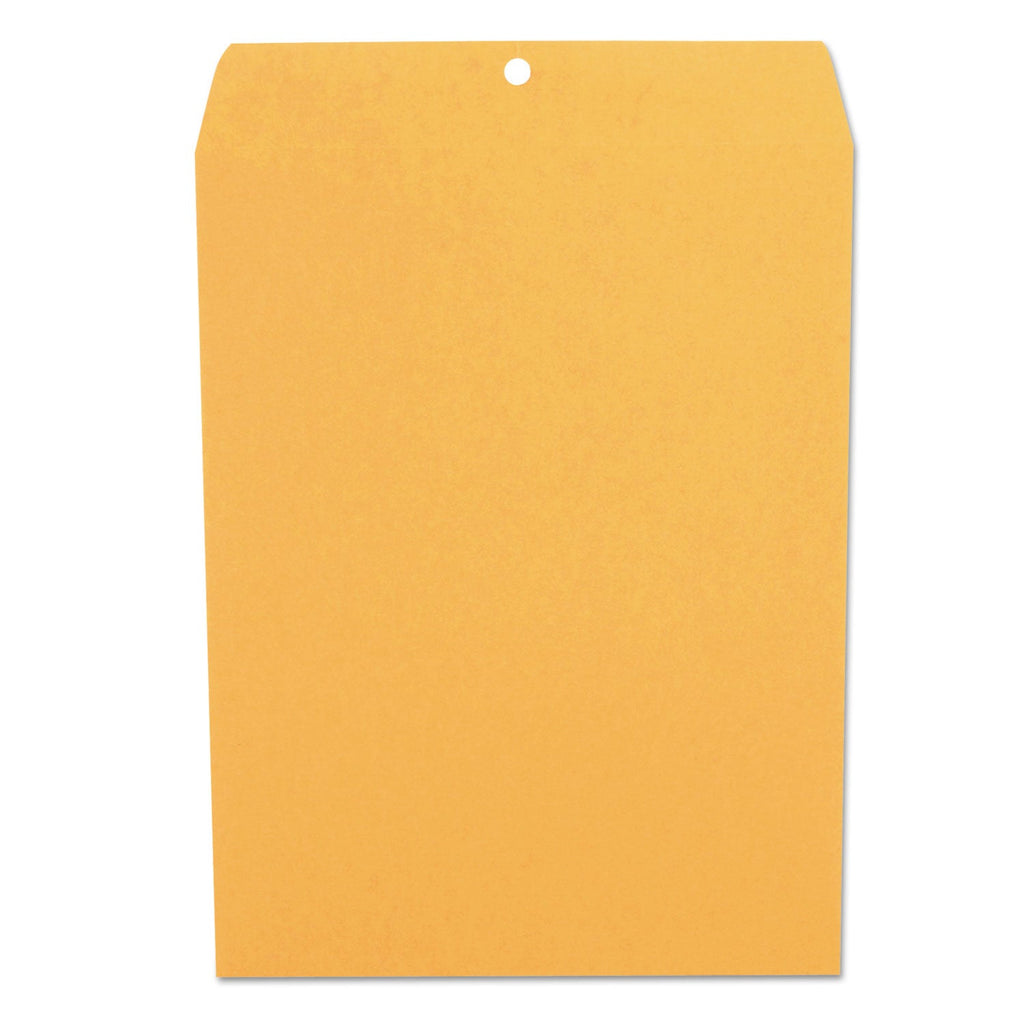 Universal Kraft Clasp Envelope, #12 1/2, Square Flap, Clasp/Gummed Closure, 9.5 x 12.5, Brown Kraft, 100/Box