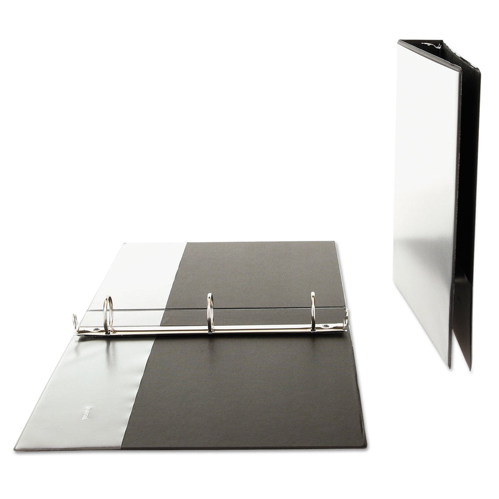 Universal Economy Round Ring View Binder, 3 Rings, 1.5" Capacity, 11 x 8.5, Black