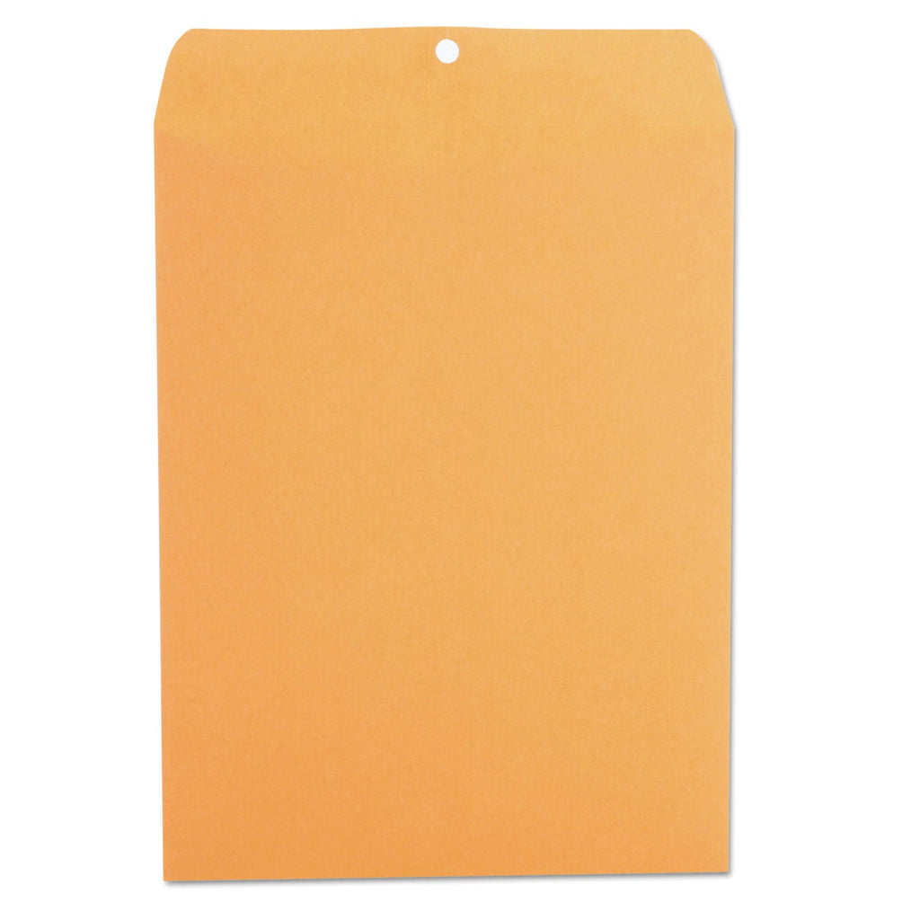 Universal Kraft Clasp Envelope, #93, Square Flap, Clasp/Gummed Closure, 9.5 x 12.5, Brown Kraft, 100/Box