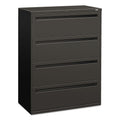 HON Brigade 700 Series Lateral File, 4 Legal/Letter-Size File Drawers, Charcoal, 42" x 18" x 52.5"