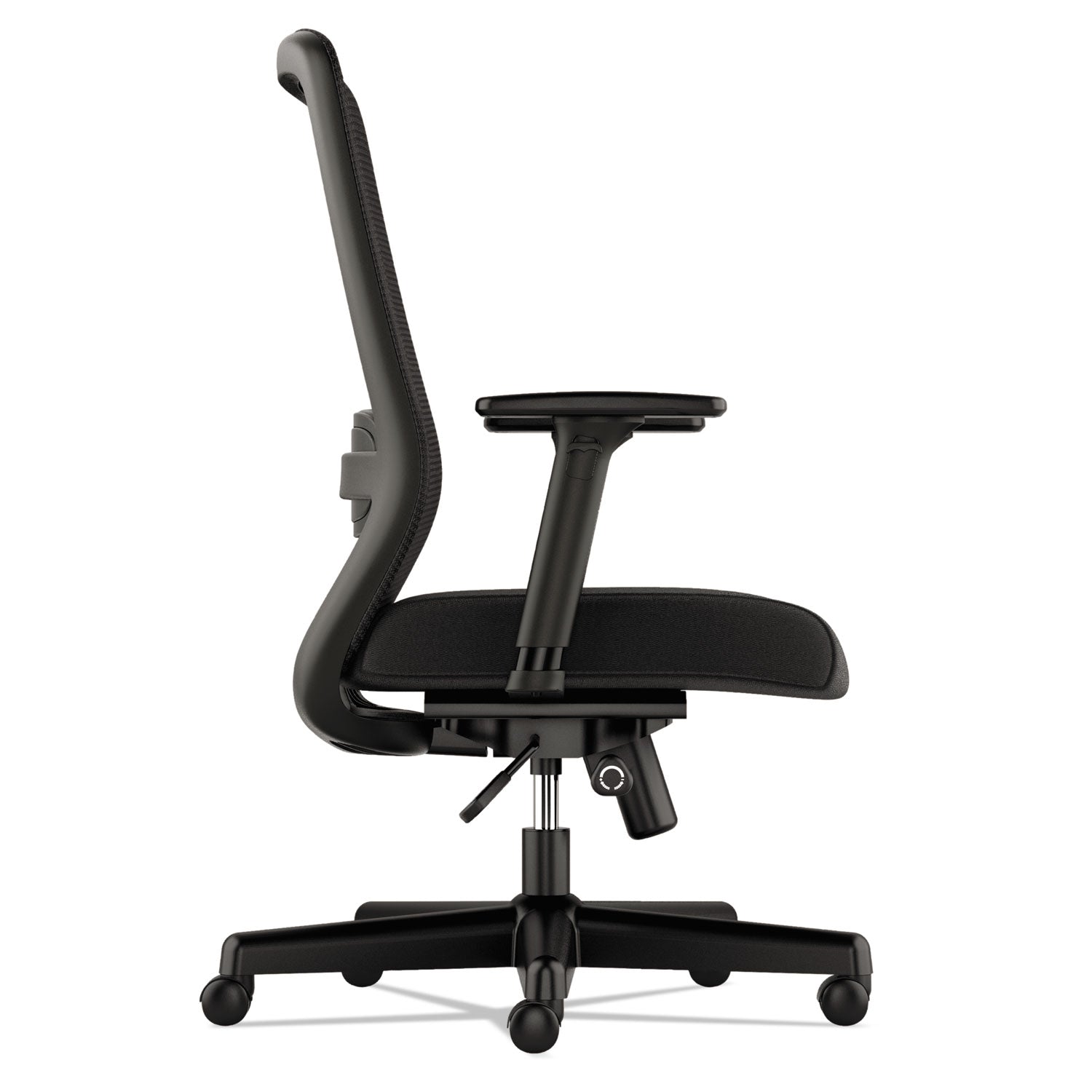 HON Exposure Mesh High-Back Task Chair, Supports Up to 250 lb, 18" to 21.5" Seat Height, Black