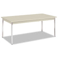 HON Utility Table, Rectangular, 72w x 36d x 29h, Light Gray