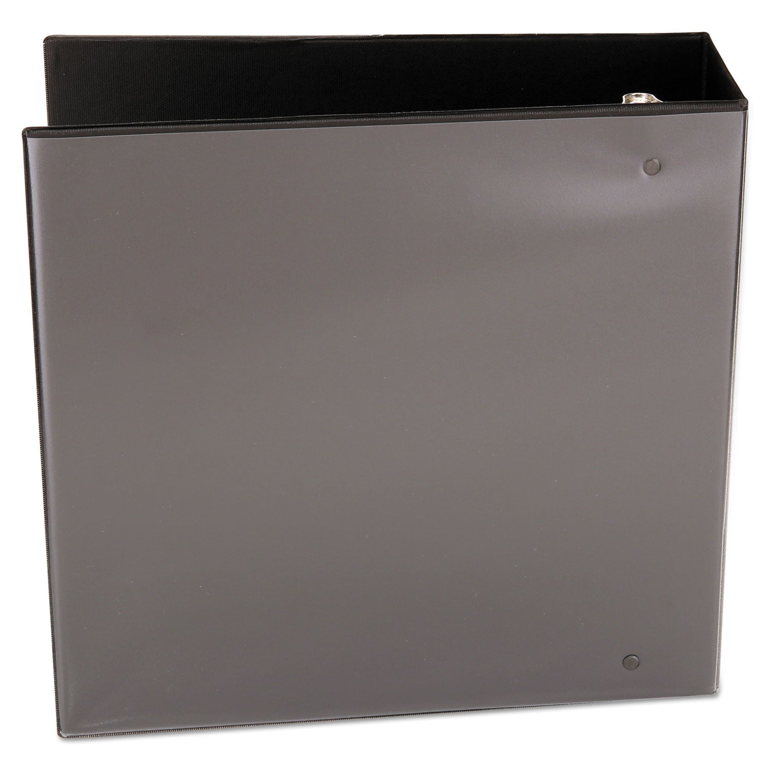 Universal Slant D-Ring View Binder, 3 Rings, 4" Capacity, 11 x 8.5, Black