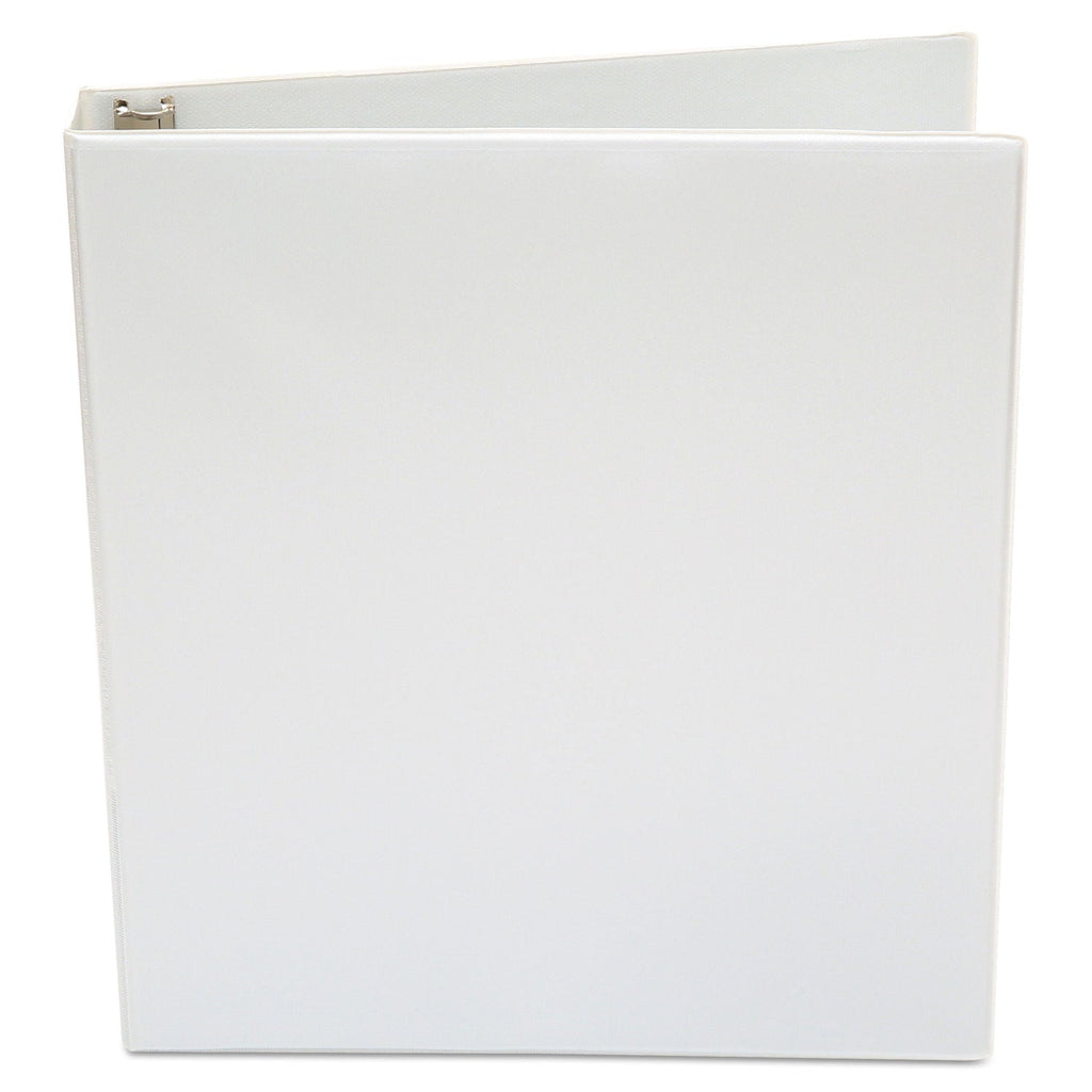 Universal Economy Round Ring View Binder, 3 Rings, 1" Capacity, 11 x 8.5, White