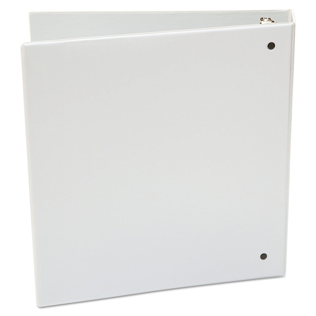 Universal Economy Round Ring View Binder, 3 Rings, 1.5" Capacity, 11 x 8.5, White