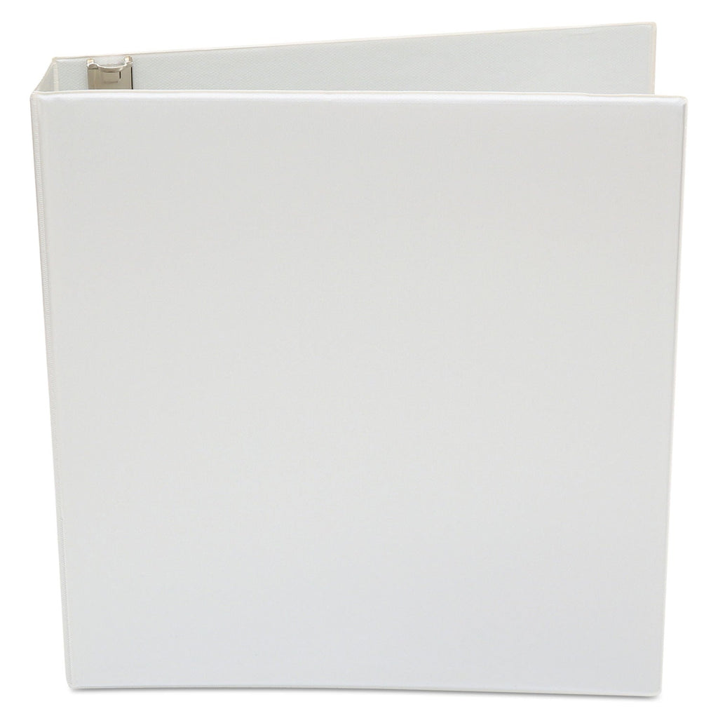 Universal Economy Round Ring View Binder, 3 Rings, 1.5" Capacity, 11 x 8.5, White