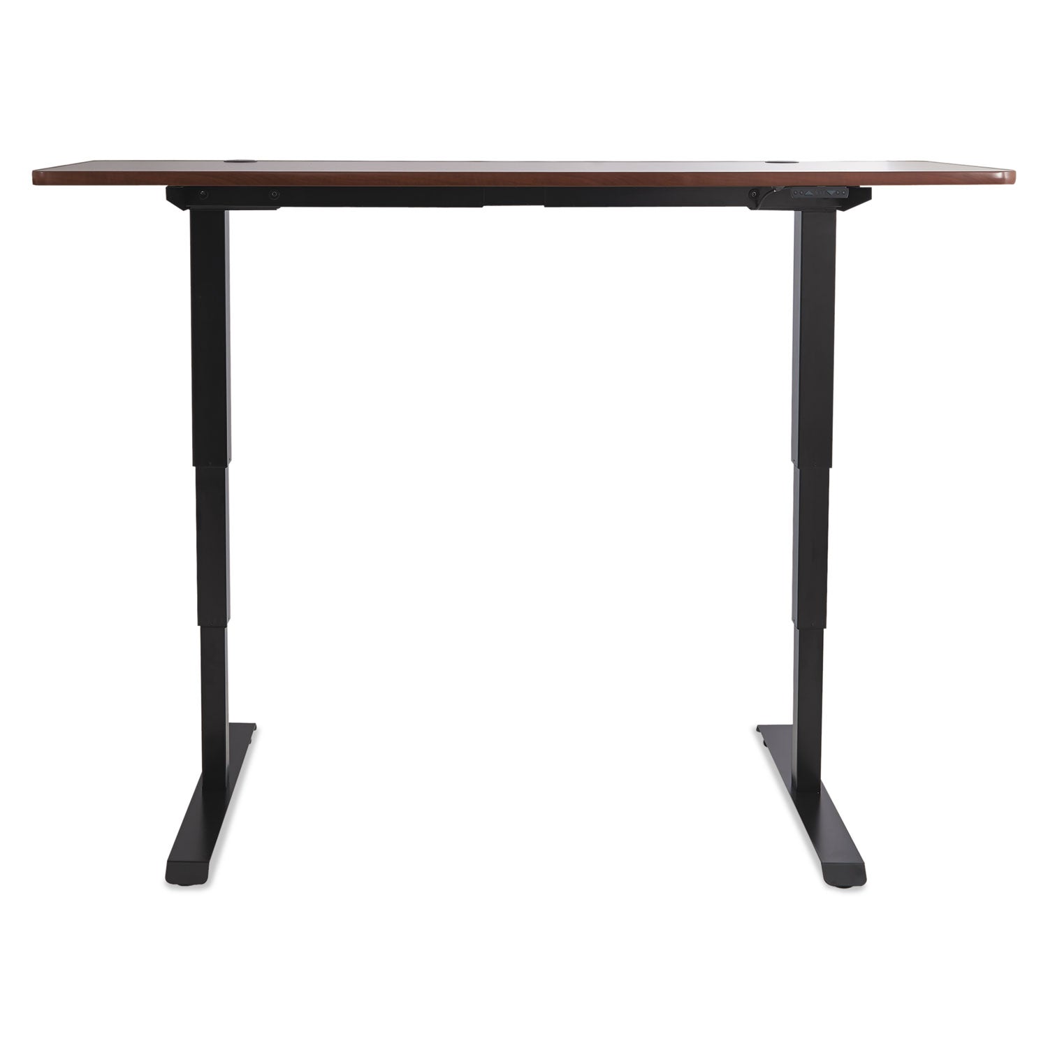 Alera AdaptivErgo 3-Stage Electric Height-Adjustable Table Base with Memory Controls, 48 to 72 w x 24 to 36d x 25 to 50.7h, Black
