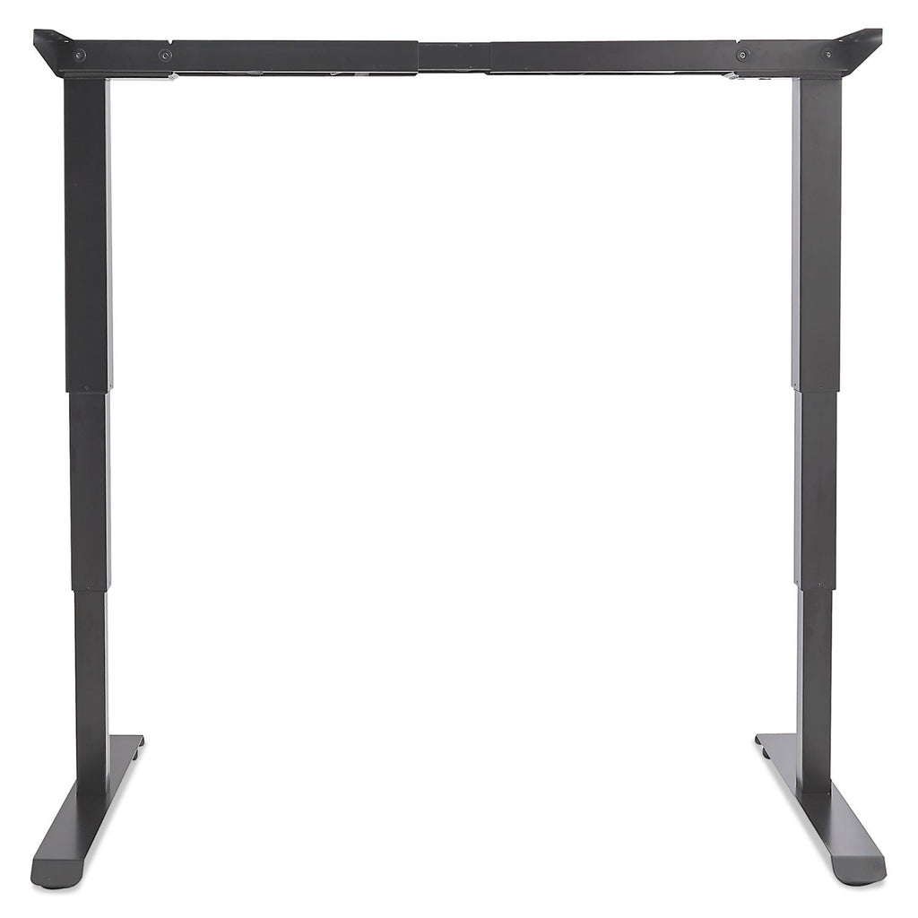 Alera AdaptivErgo 3-Stage Electric Height-Adjustable Table Base with Memory Controls, 48 to 72 w x 24 to 36d x 25 to 50.7h, Black