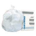 Heritage High-Density Waste Can Liners, 16 gal, 8 microns, 24" x 33", Natural, 1,000/Carton