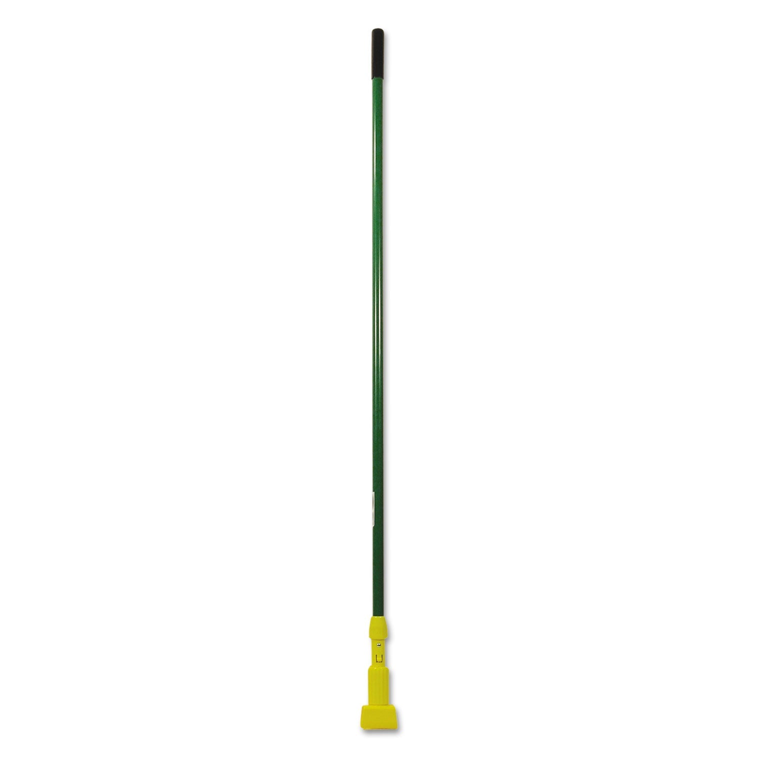 Rubbermaid Gripper Fiberglass Mop Handle, 1" dia x 60", Green/Yellow